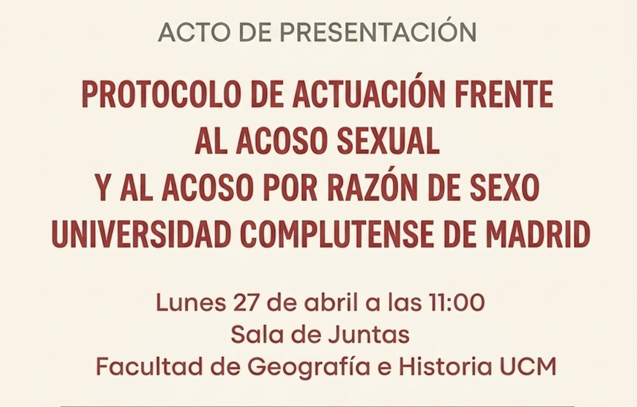 ¿Sabes qué hacer ante una situación de acoso en la universidad? | Presentación del nuevo protocolo, entra aquí para más información 
